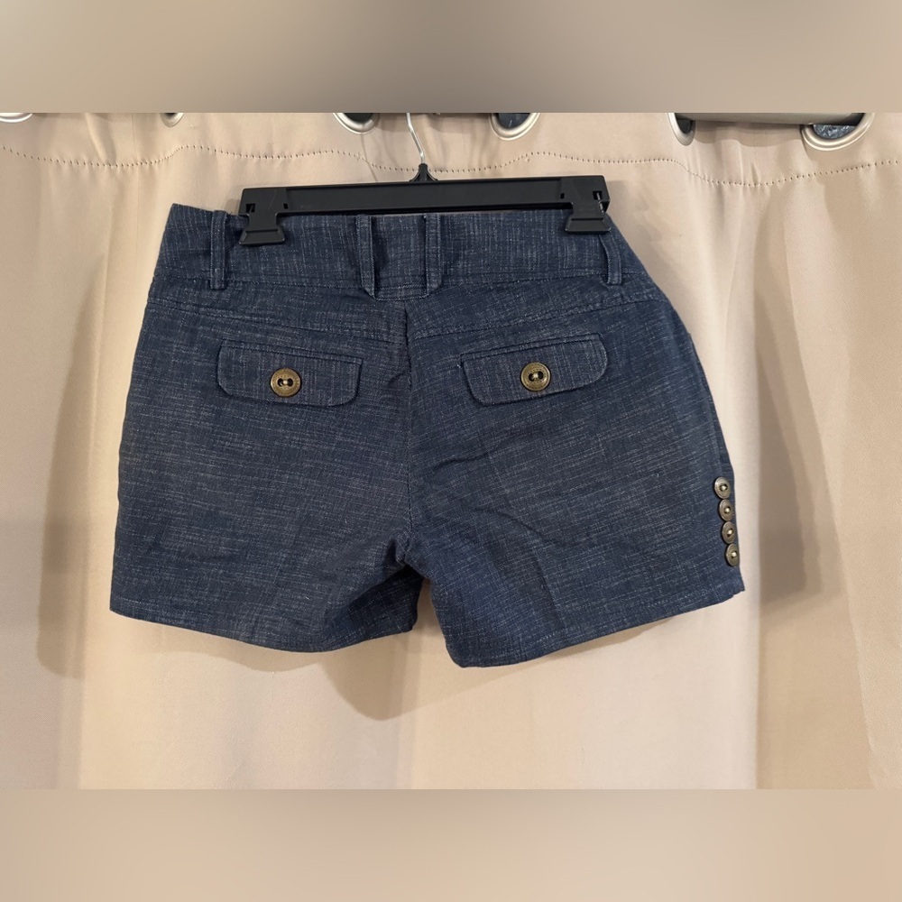 Candie's Dark Denim Blue Shorts - Picture 4 of 6
